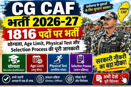 CG CAF Bharti 2026-27