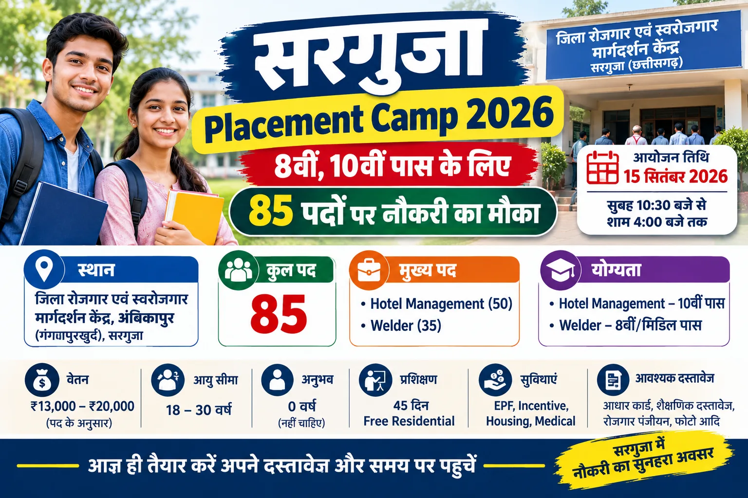 Surguja Placement Camp 2026