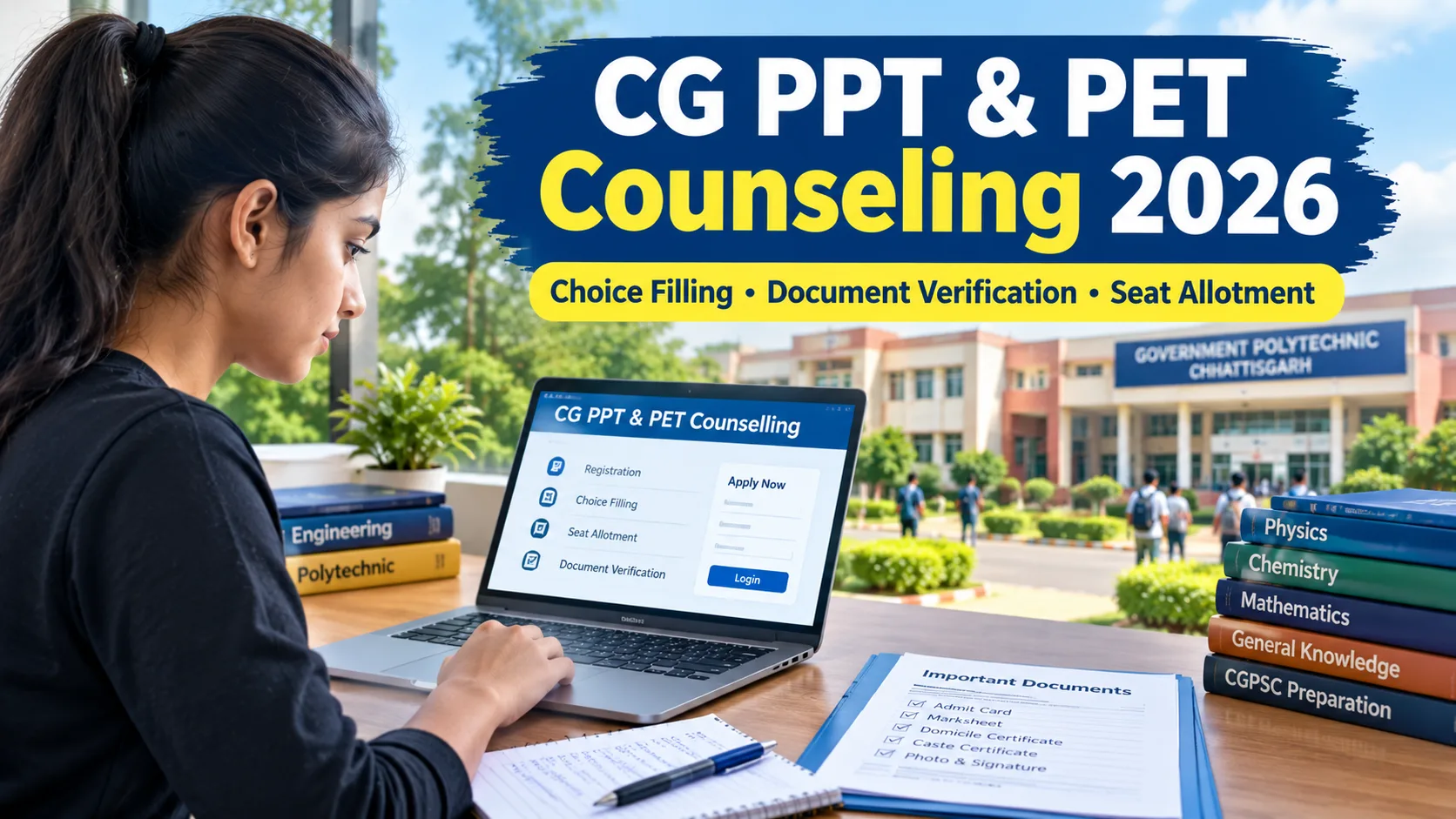 CG PPT & PET Counseling Step-by-Step Guide