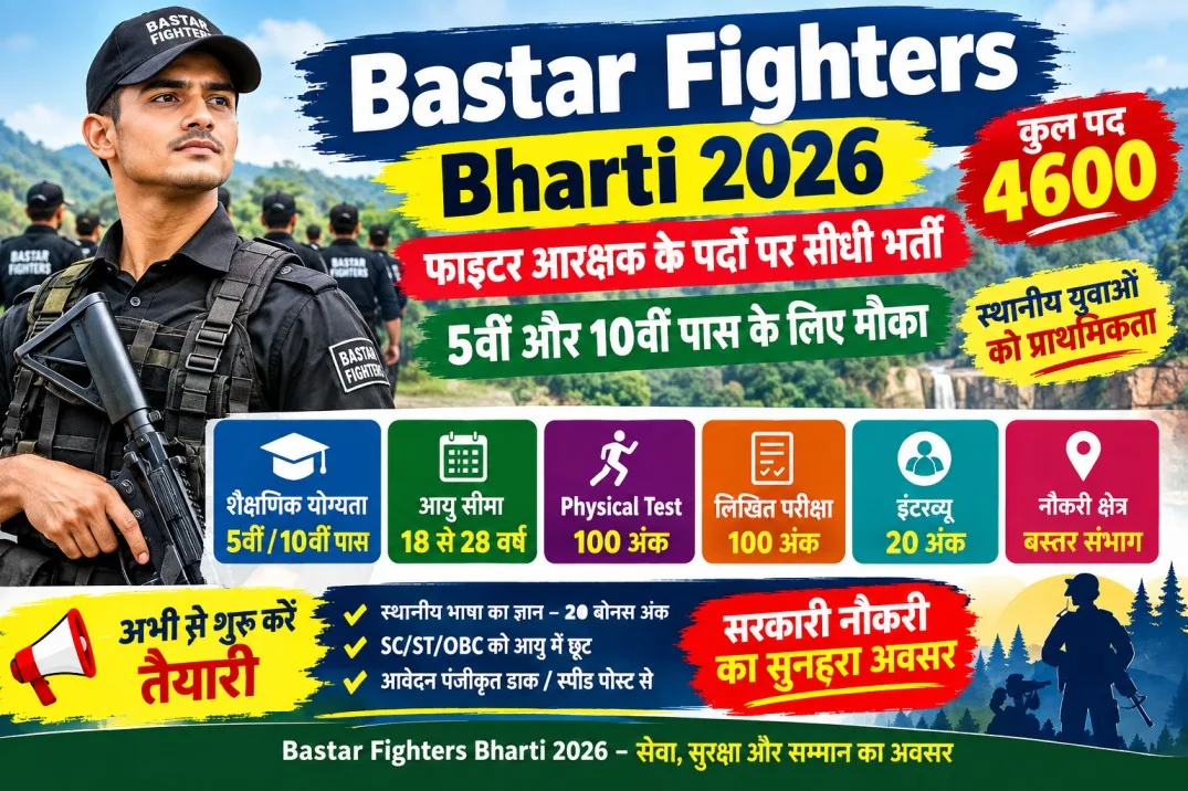 Bastar Fighters Bharti 2026