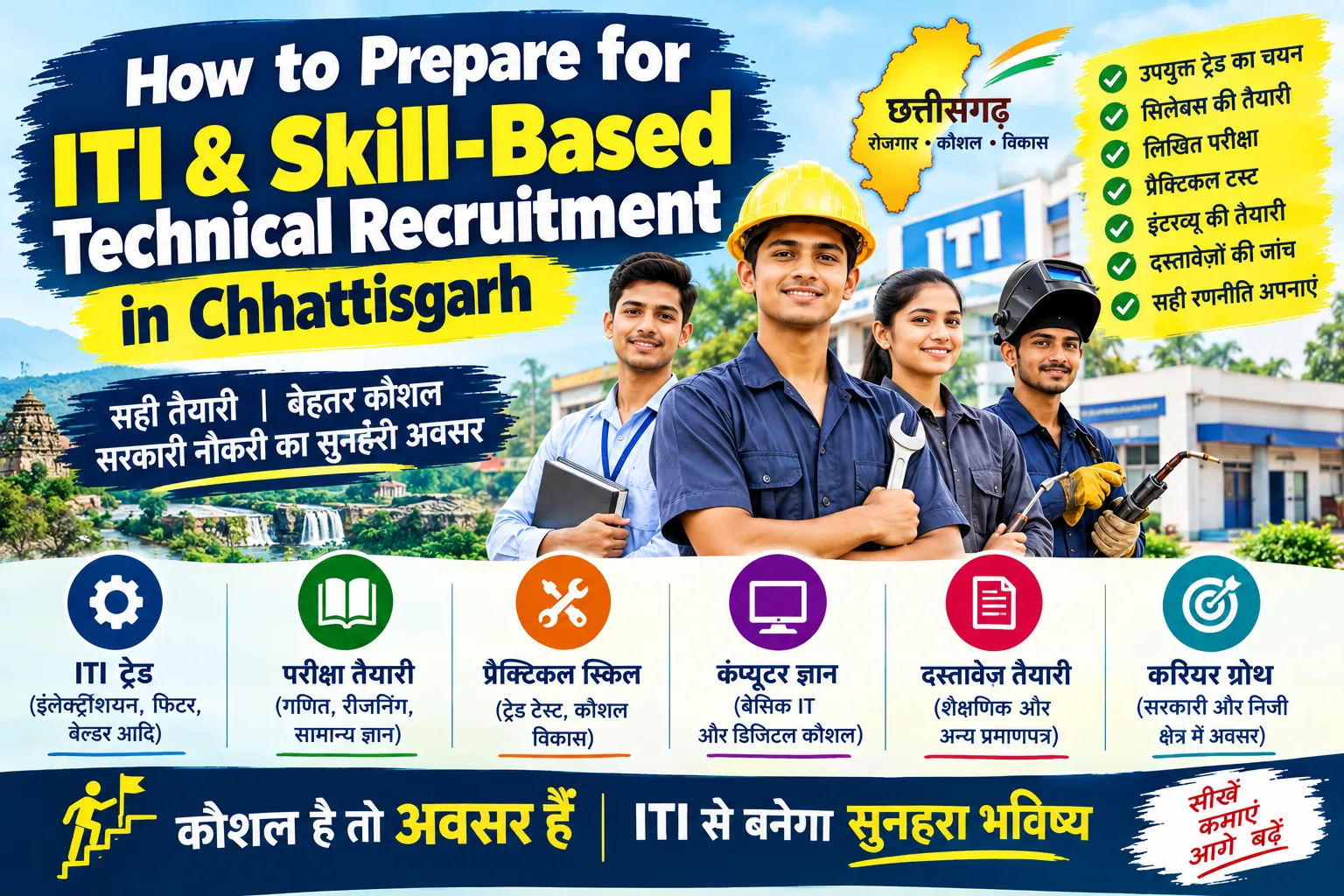 How to Prepare for ITI & Skill-Based Technical Recruitment in Chhattisgarh 2026