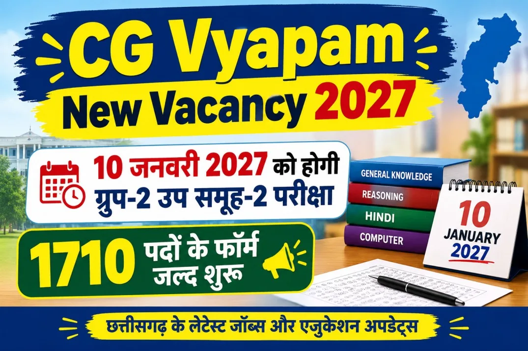 CG Vyapam New Vacancy 2027